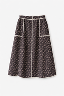 AUREUM CROCHET TRIM FLORAL SKIRT