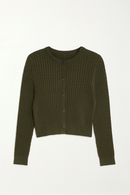 MYSTTE CABLE KNIT CARDI