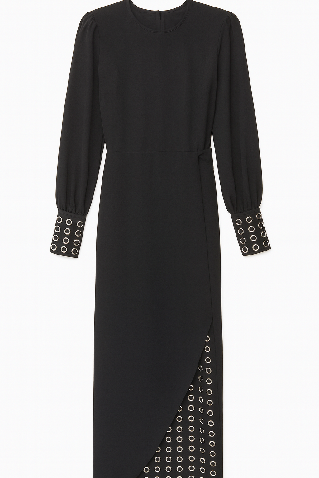 ALEXIS ROE GROMMET DRESS W SIDE DETAIL