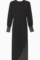 ALEXIS ROE GROMMET DRESS W SIDE DETAIL