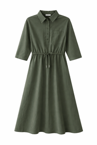IN:05 DRAWSTRING SHIRTDRESS