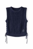 DELUC BRAIDED KNIT VEST