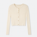 MYSTTE RIBBED BASIC CARDI