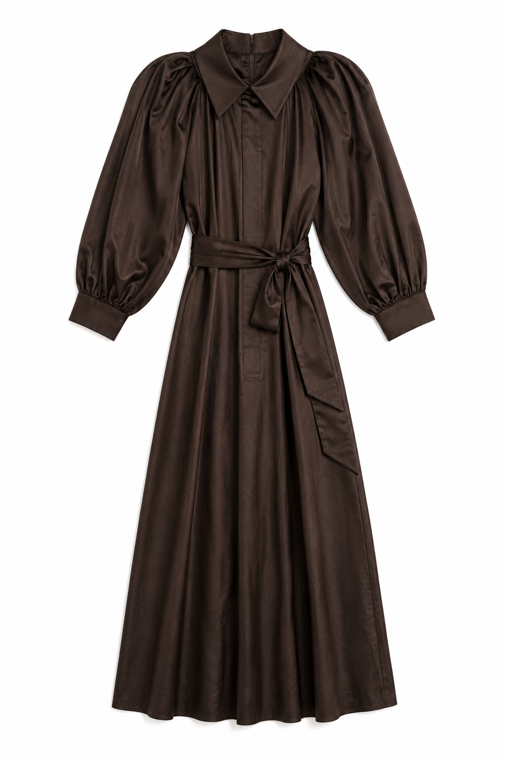 BARELLI SILKY COLLARED DRESS