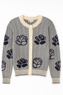 MYSTTE CHUNKY ROSE SWEATER