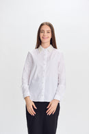 PARCELLE BUTTONDOWN SHIRT W COLLAR PEARL