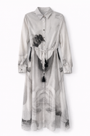 PARCELLE PRINTED DESIGN FLORAL DRESS