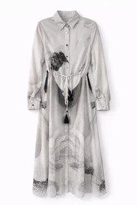 PARCELLE PRINTED DESIGN FLORAL DRESS