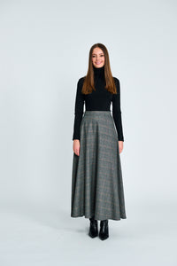 PARCELLE PLAID SKIRT