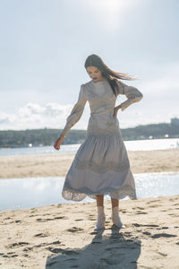 ELLIE MAKIR LACE TIER DRESS