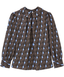 ANONYME OLIVIA CIRCLE PRINT BLOUSE