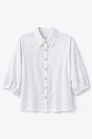 ASPIRE COLLECTION EMBELLISHED BUTTON BLOUSE
