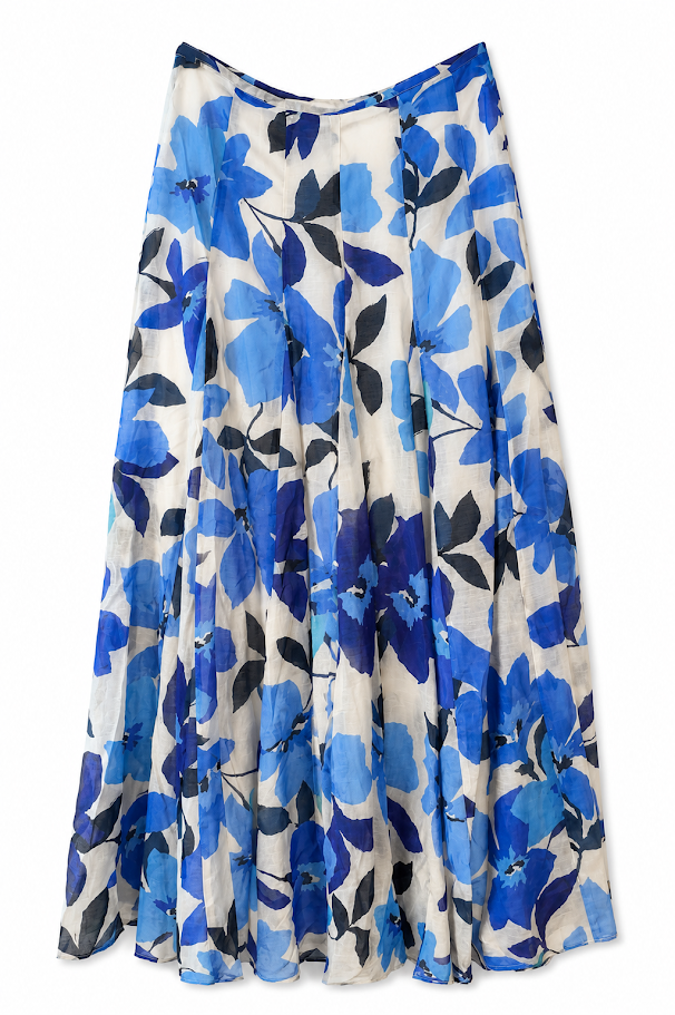 ASTR FLORAL PANELED SKIRT