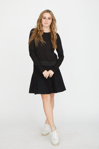 ANTIQUE GOLD RAW SEAM DOLMAN TOP