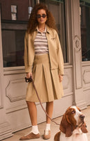 ASTR PLEATED SHORT ALICE SKIRT