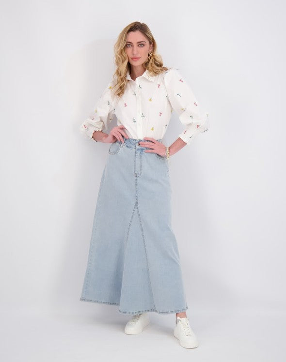 POPPY ALINE DENIM SKIRT