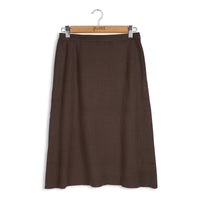 POINT PANEL KNIT MIDI SKIRT
