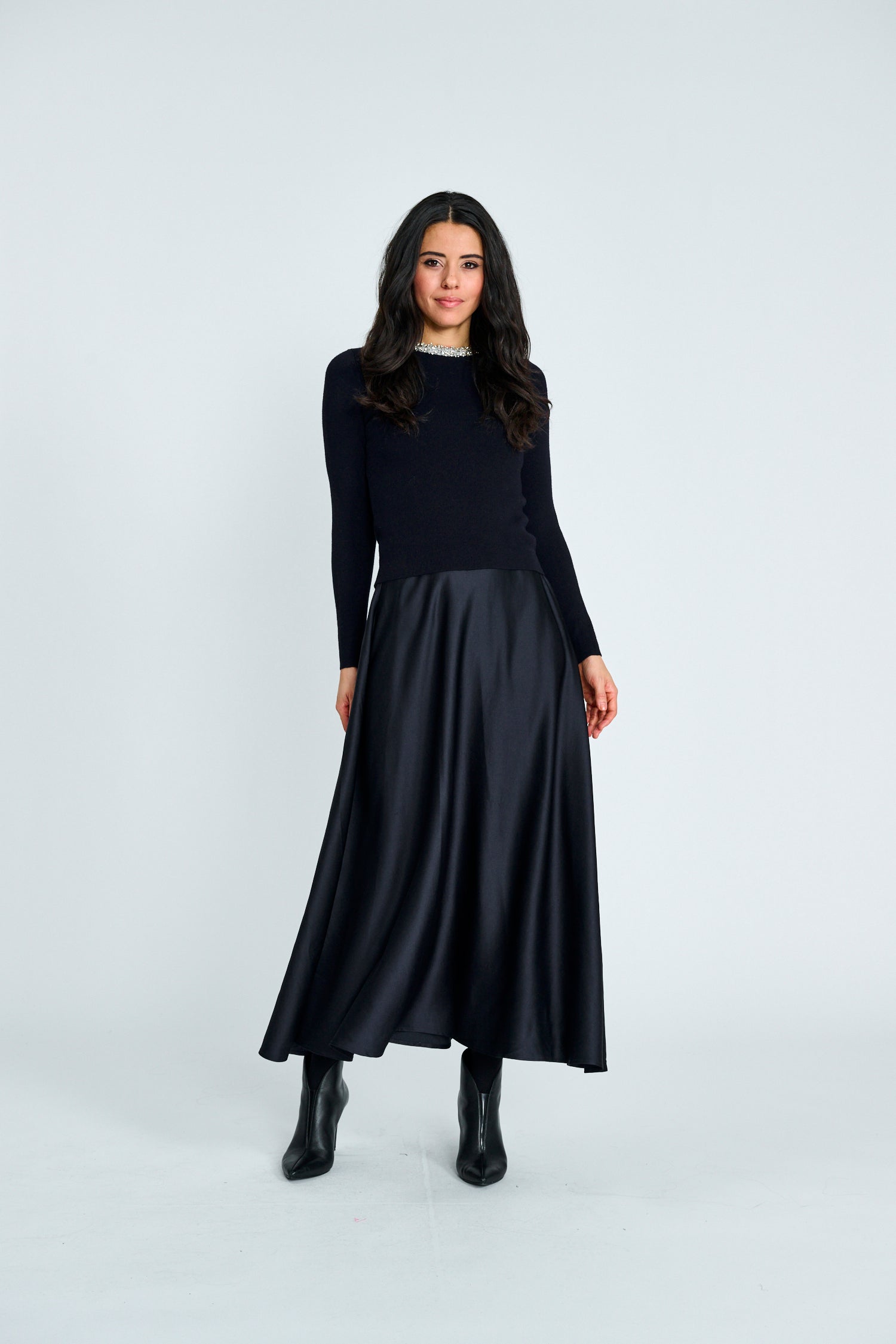PAPER PARACHUTE SATIN SKIRT