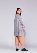 AMICI BABY DOLL CRIMPED DRESS