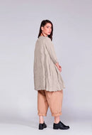 AMICI BABY DOLL CRIMPED DRESS