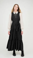 ELLE OH ELLE ANDREA TINY HEART BELTED TIERED JUMPER