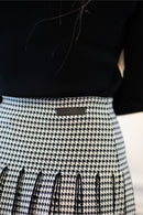 APPARALEL HOUNDSTOOTH INFINITY SKIRT