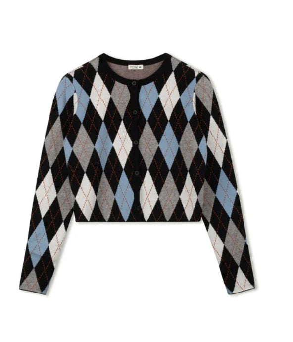 POINT CLASSIC JACQUARD CARDI