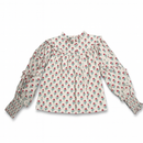 AUREUM RUFFLED SLEEVE BLOUSE