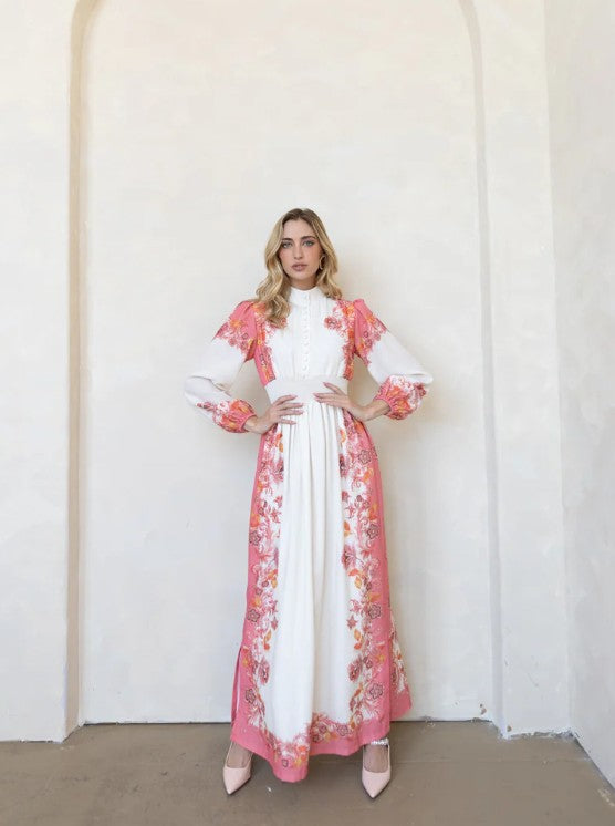 BYRD STRAIGHT CUT LINEN FLORAL DRESS Blew Boutique BYRD STRAIGHT CUT LINEN FLORAL DRESS Blew Boutique