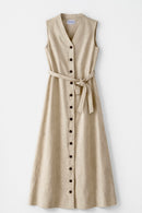 BY CELINE HEATHERED LINEN JUMPER