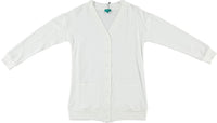 BASIX RIBBED LINING LONG CARDIGAN