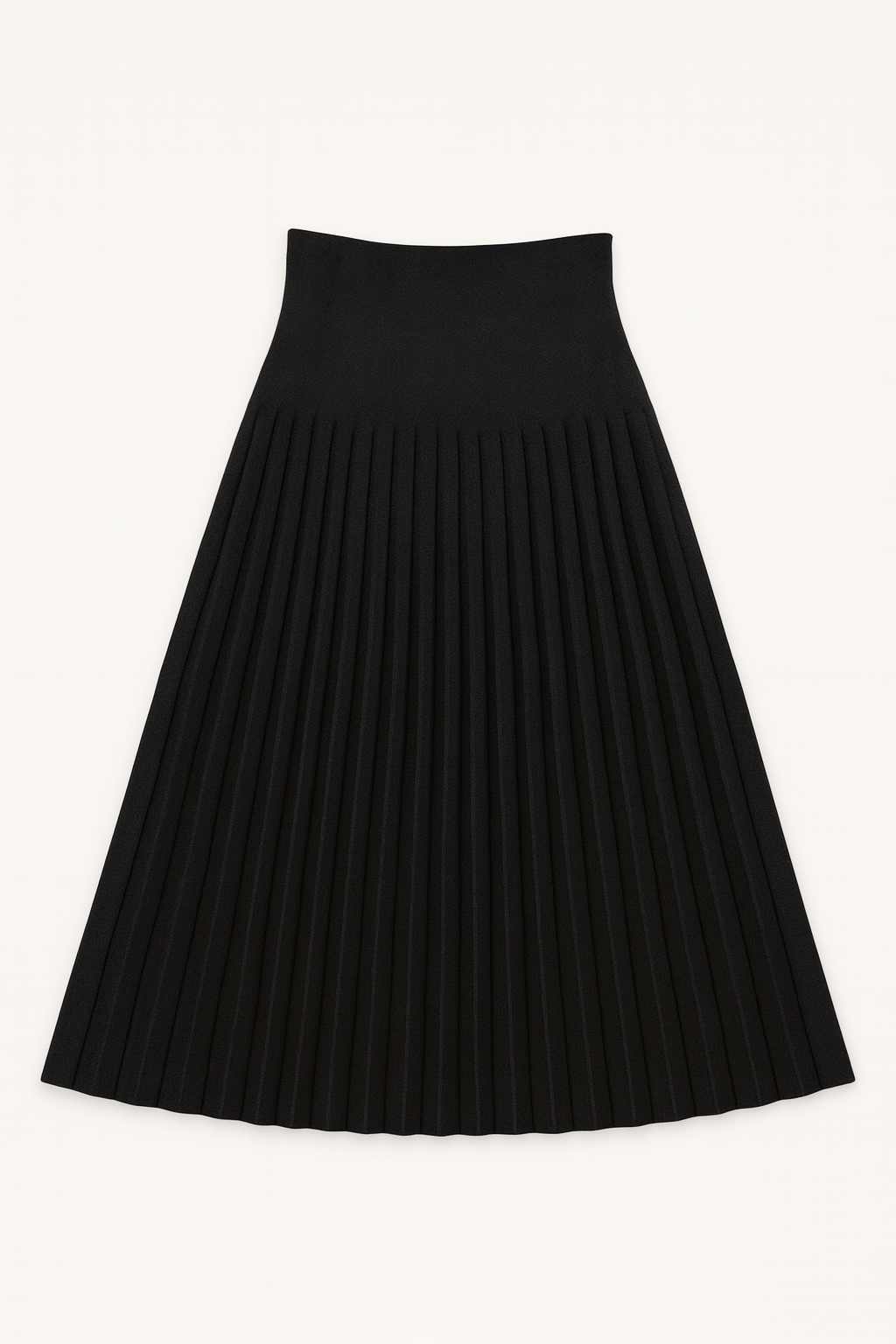 PARELLE KNIT PLEATED SKIRT
