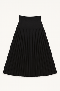 PARELLE KNIT PLEATED SKIRT