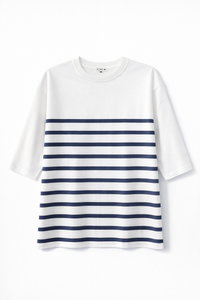 POINT JERSEY STRIPED TEE