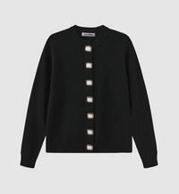 GEORGETTE BIG BUTTON CARDI