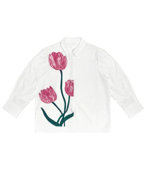 ELLE OH ELLE BIANCA TUILPS BLOUSE