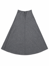 MAPLE & CLIFF BIAS WOOL MAXI SKIRT