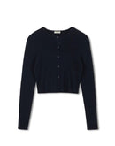 POINT KNIT CROPPED CARDI