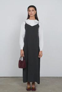POINT BRUSHED ALINE MAXI JUMPER