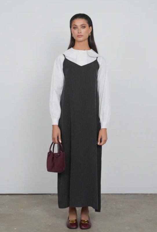 POINT BRUSHED ALINE MAXI JUMPER