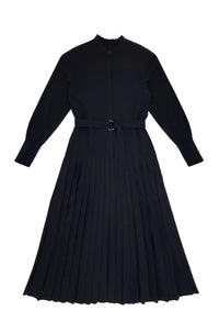 UNAYA VALENTINA PLEATED BOTTOM DRESS