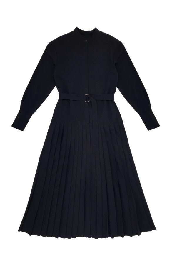 UNAYA VALENTINA PLEATED BOTTOM DRESS