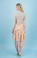 BLISS FLORAL TIERED SKIRT CHIFFON