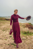 PASHMINA BOX PLEAT MAXI SET