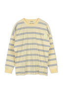 POINT STRIPED BOYFRIEND TEE