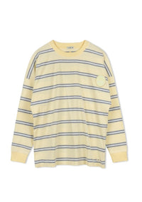 POINT STRIPED BOYFRIEND TEE