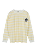 POINT STRIPED BOYFRIEND TEE