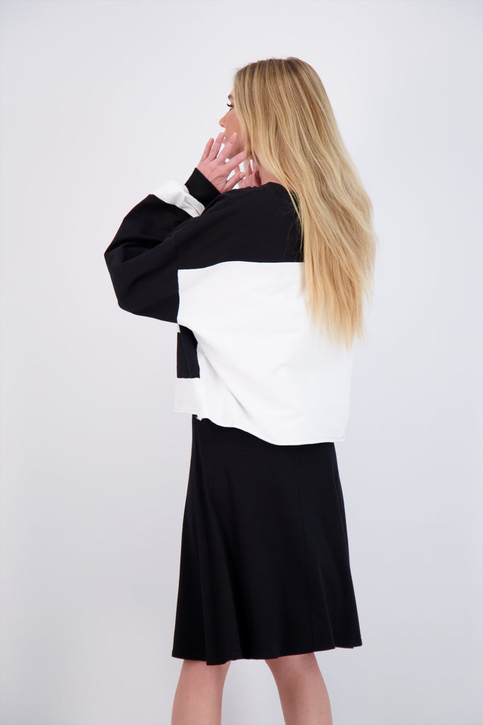 PASHMINA OVESIZED COLORBLOCK T SHIRT