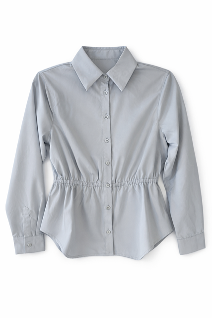 KUO SCRUNCH WAIST BLOUSE