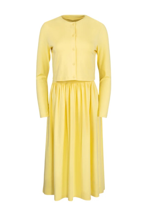 BEGONIA LUIZA JUMPER W MATCHING RIBBED CARDI